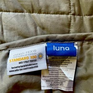 17 lb weighted blanket NEW.